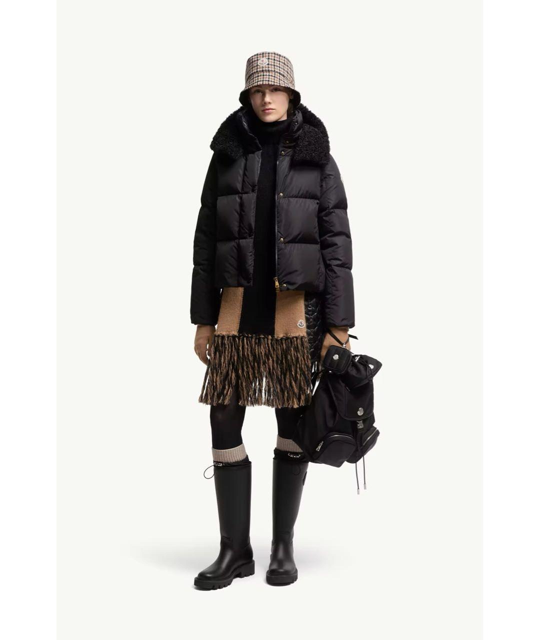 MONCLER Черная куртка, фото 2