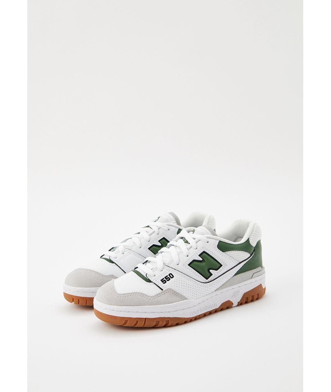 NEW BALANCE Белые кожаные кеды, фото 3