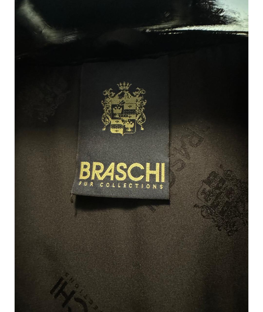 BRASCHI Коричневая меховая шуба, фото 3