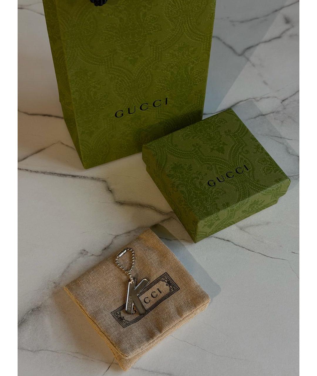 GUCCI Серебрянный брелок, фото 2