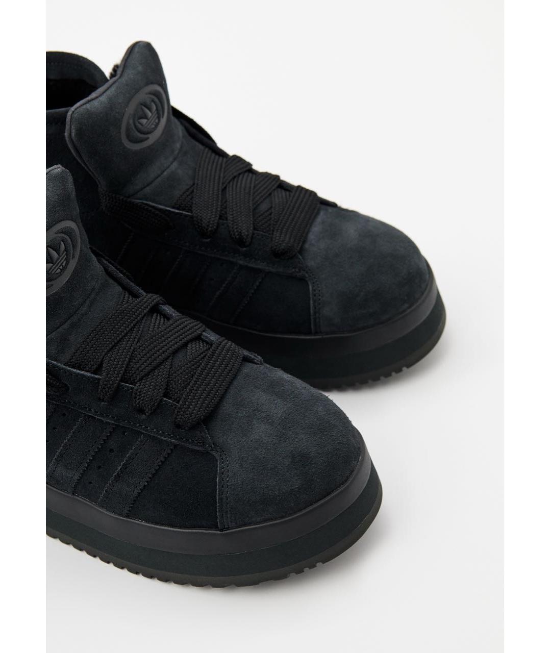 ADIDAS Черные замшевые кроссовки, фото 2