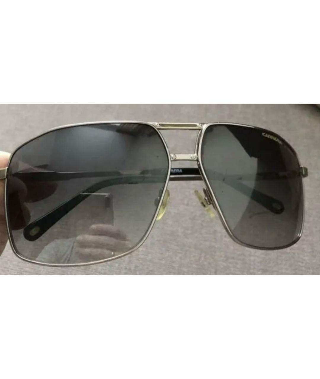 CARRERA Y CARRERA Серебряные металлические солнцезащитные очки, фото 5