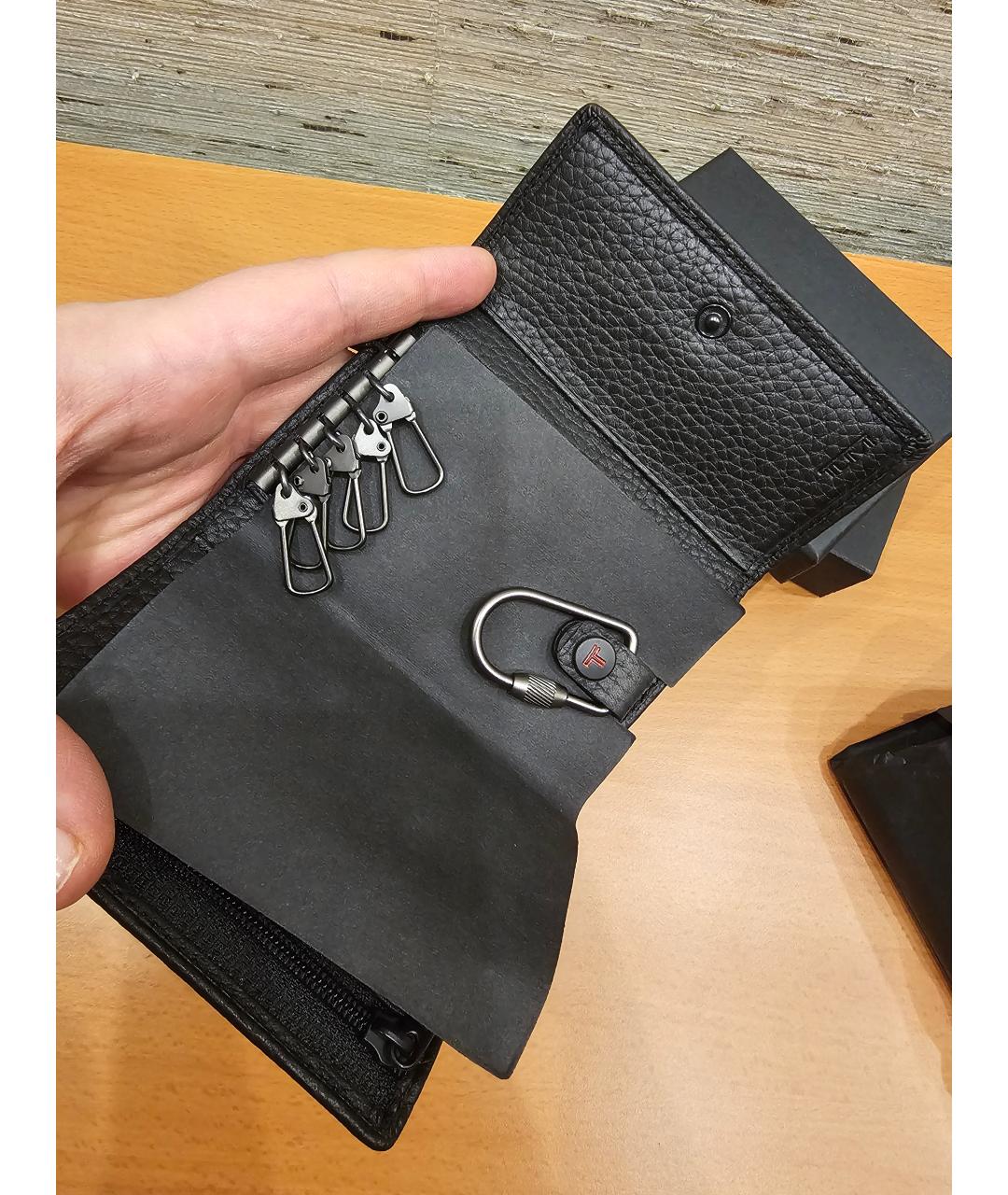 TUMI Черная ключница, фото 2