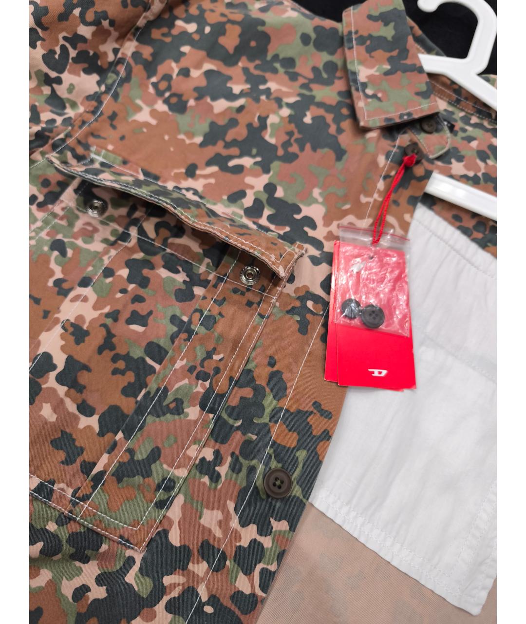 DIESEL Хлопковая кэжуал рубашка, фото 6