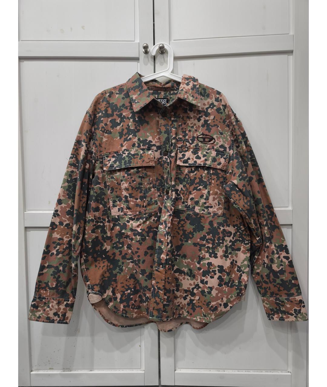 DIESEL Хлопковая кэжуал рубашка, фото 7