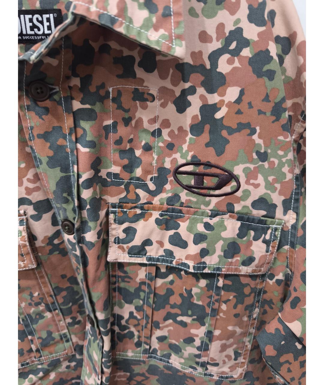 DIESEL Хлопковая кэжуал рубашка, фото 3