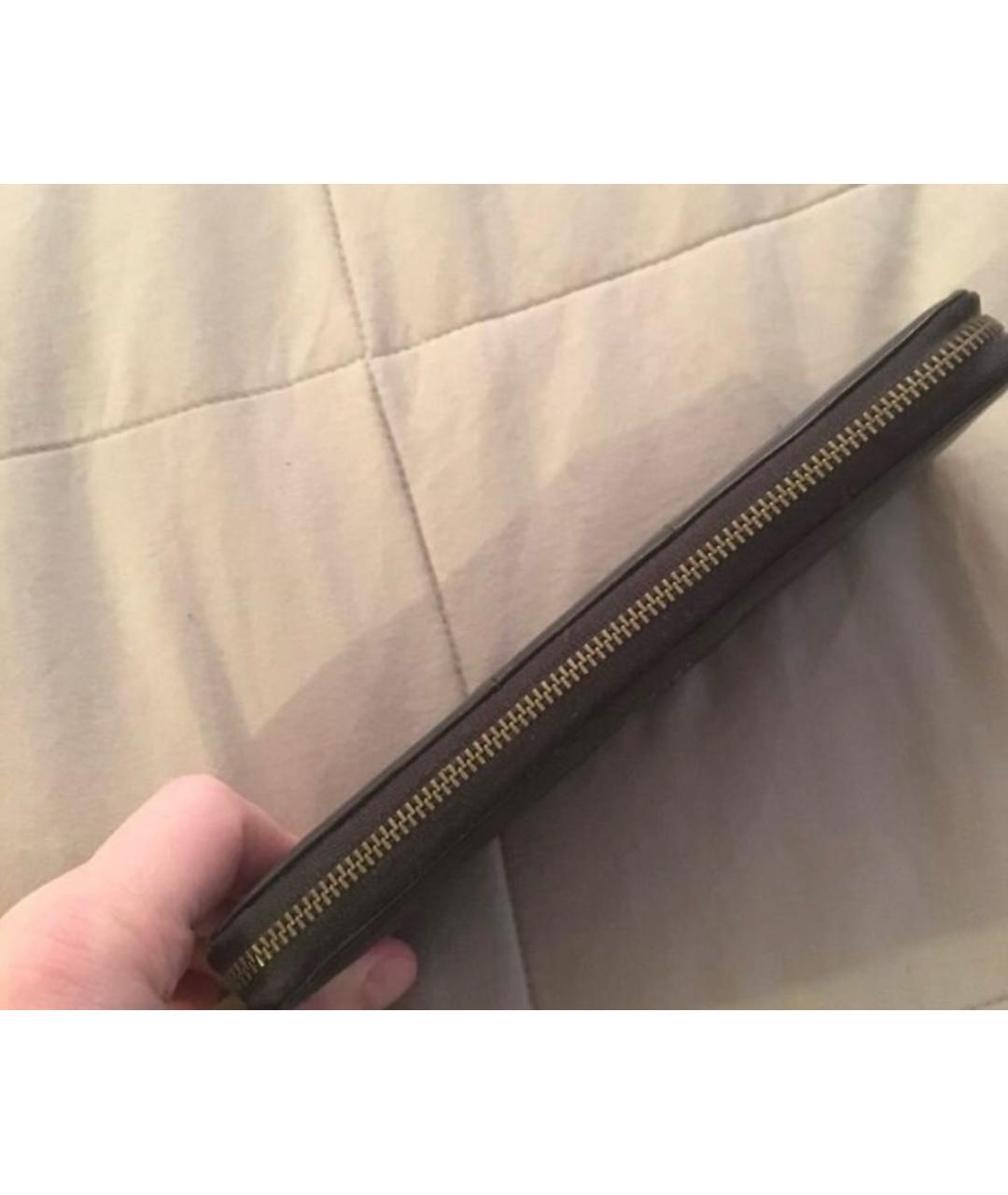 DIESEL BLACK GOLD Черный кожаный кошелек, фото 4