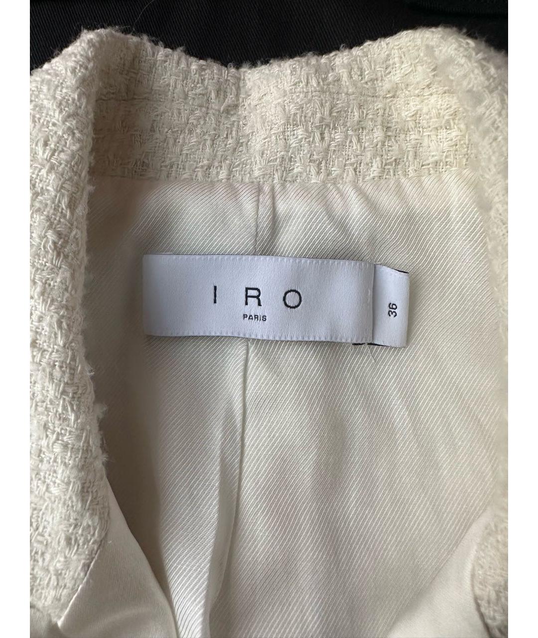 IRO Белый твидовый жакет/пиджак, фото 3