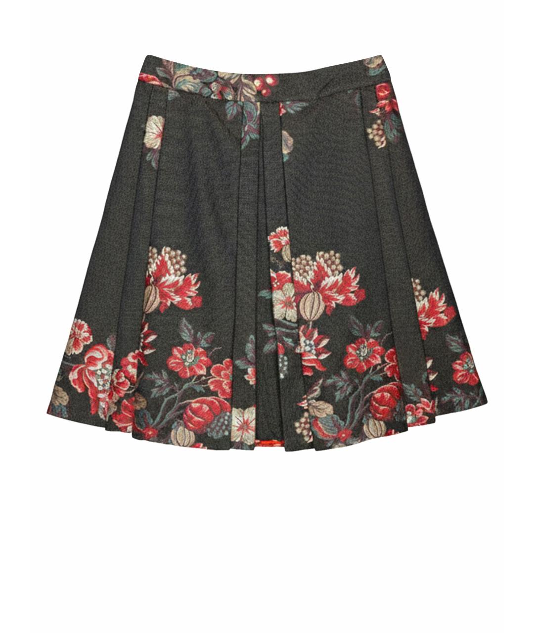 KENZO Мульти шерстяная юбка миди, фото 1