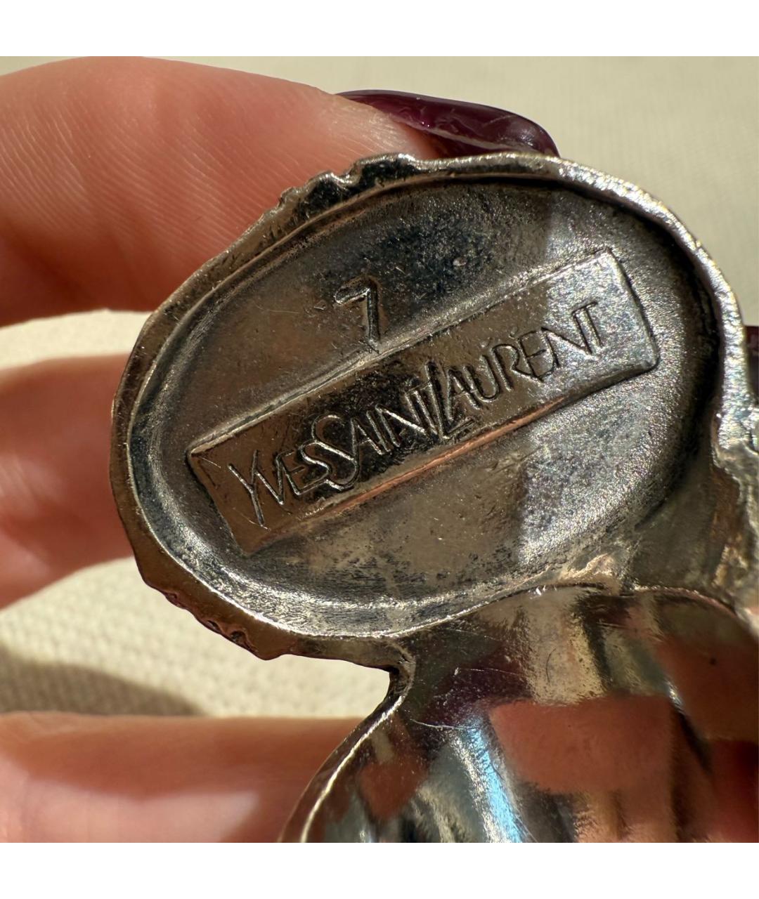 SAINT LAURENT Серебряное кольцо, фото 4