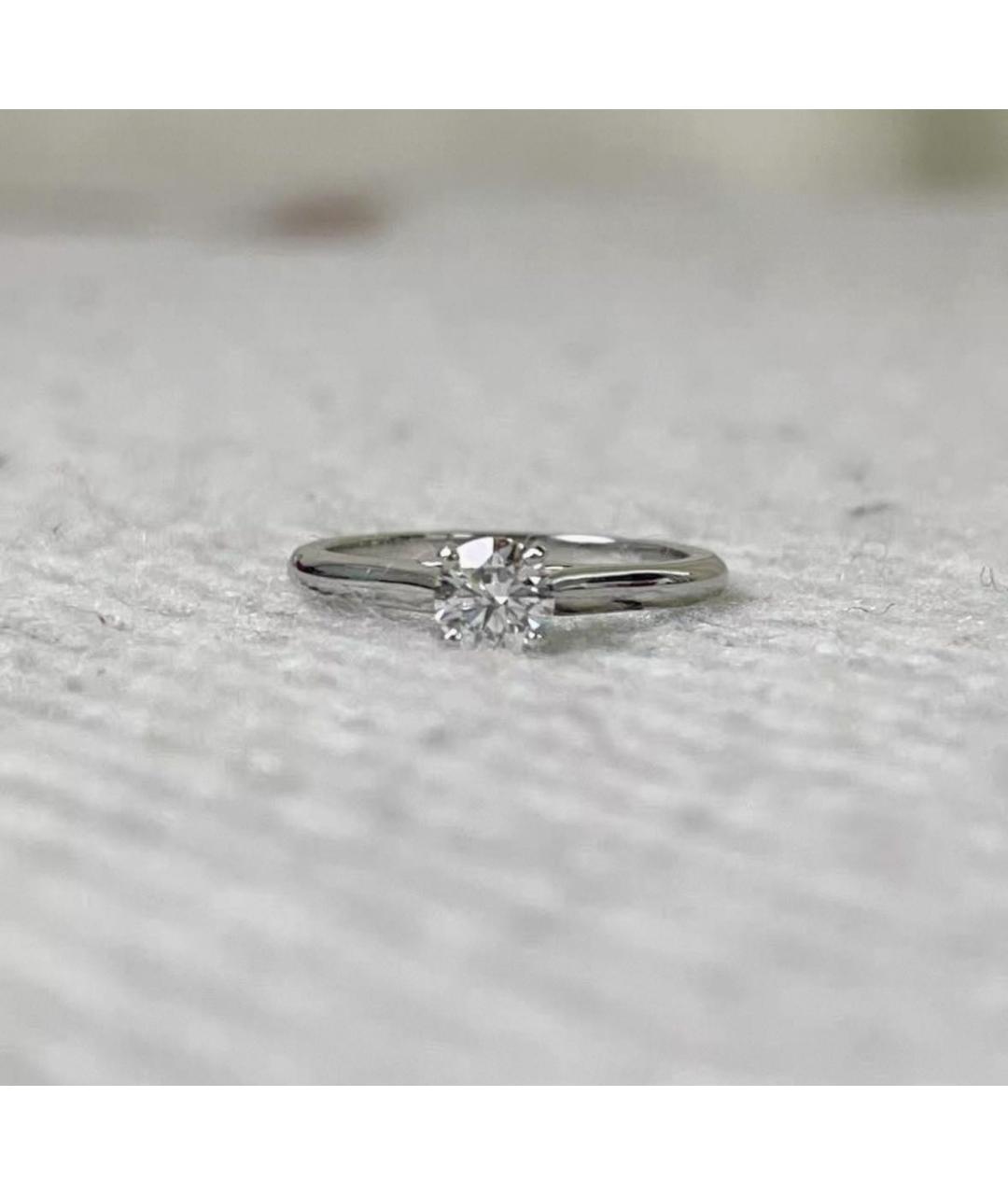 CARTIER Серебряное платиновое кольцо, фото 4