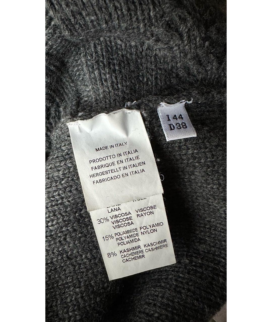 BLUGIRL Серый шерстяной джемпер / свитер, фото 5