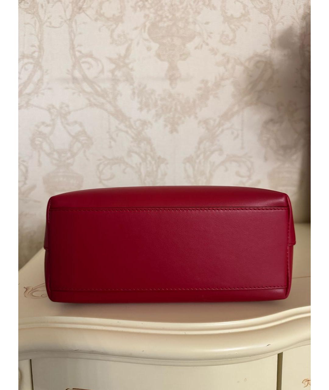DOLCE&GABBANA Красная кожаная сумка через плечо, фото 3
