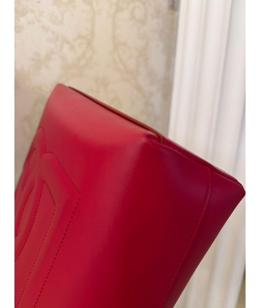 DOLCE&GABBANA Красная кожаная сумка через плечо, фото 7