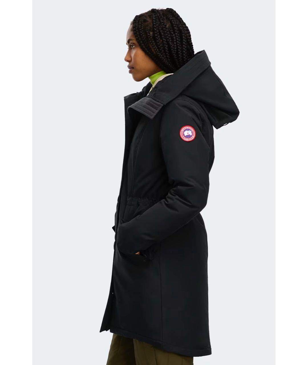 CANADA GOOSE Черная полиэстеровая парка, фото 2