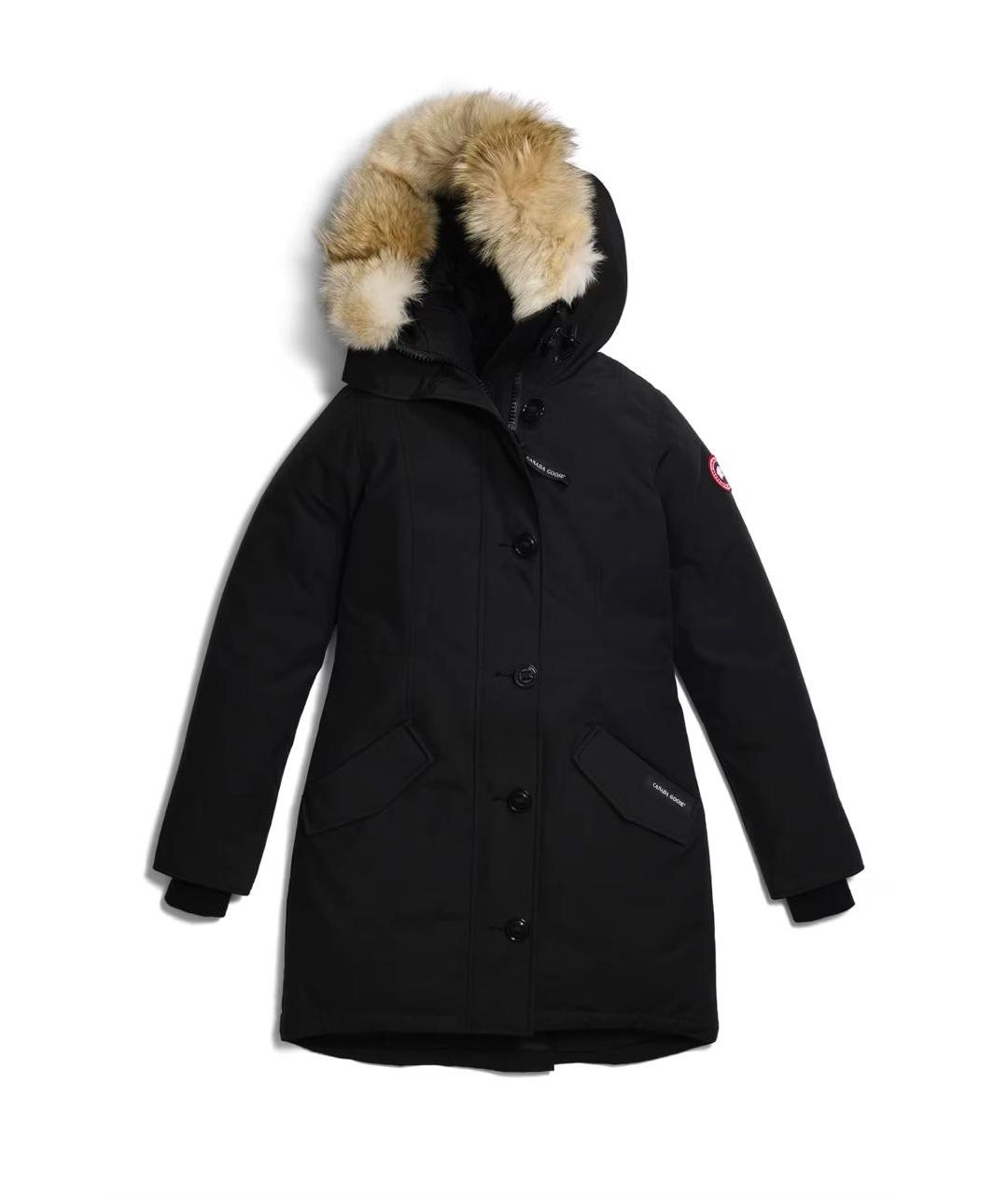 CANADA GOOSE Черная полиэстеровая парка, фото 9