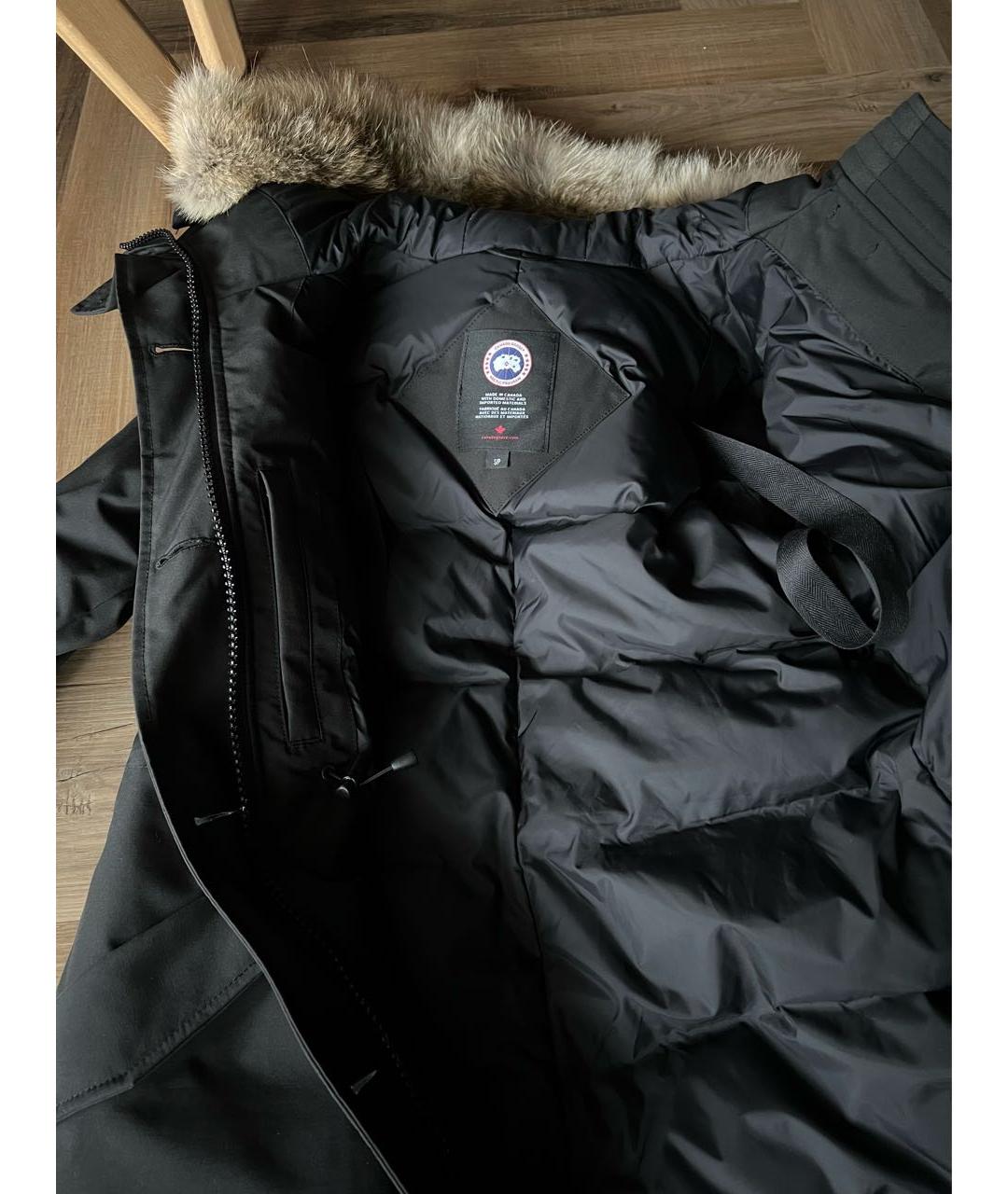 CANADA GOOSE Черная полиэстеровая парка, фото 5