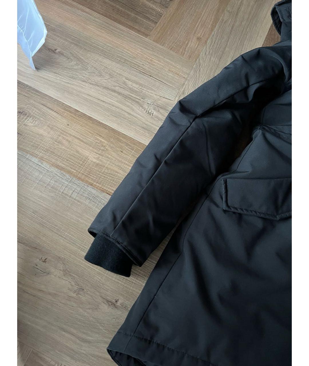 CANADA GOOSE Черная полиэстеровая парка, фото 8