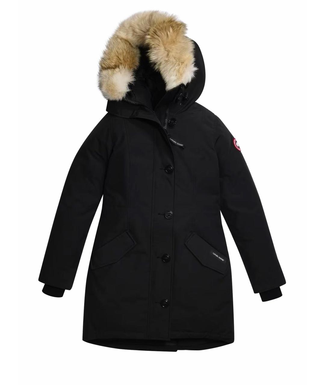 CANADA GOOSE Черная полиэстеровая парка, фото 1