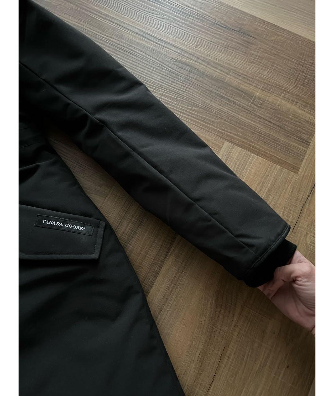 CANADA GOOSE Черная полиэстеровая парка, фото 7