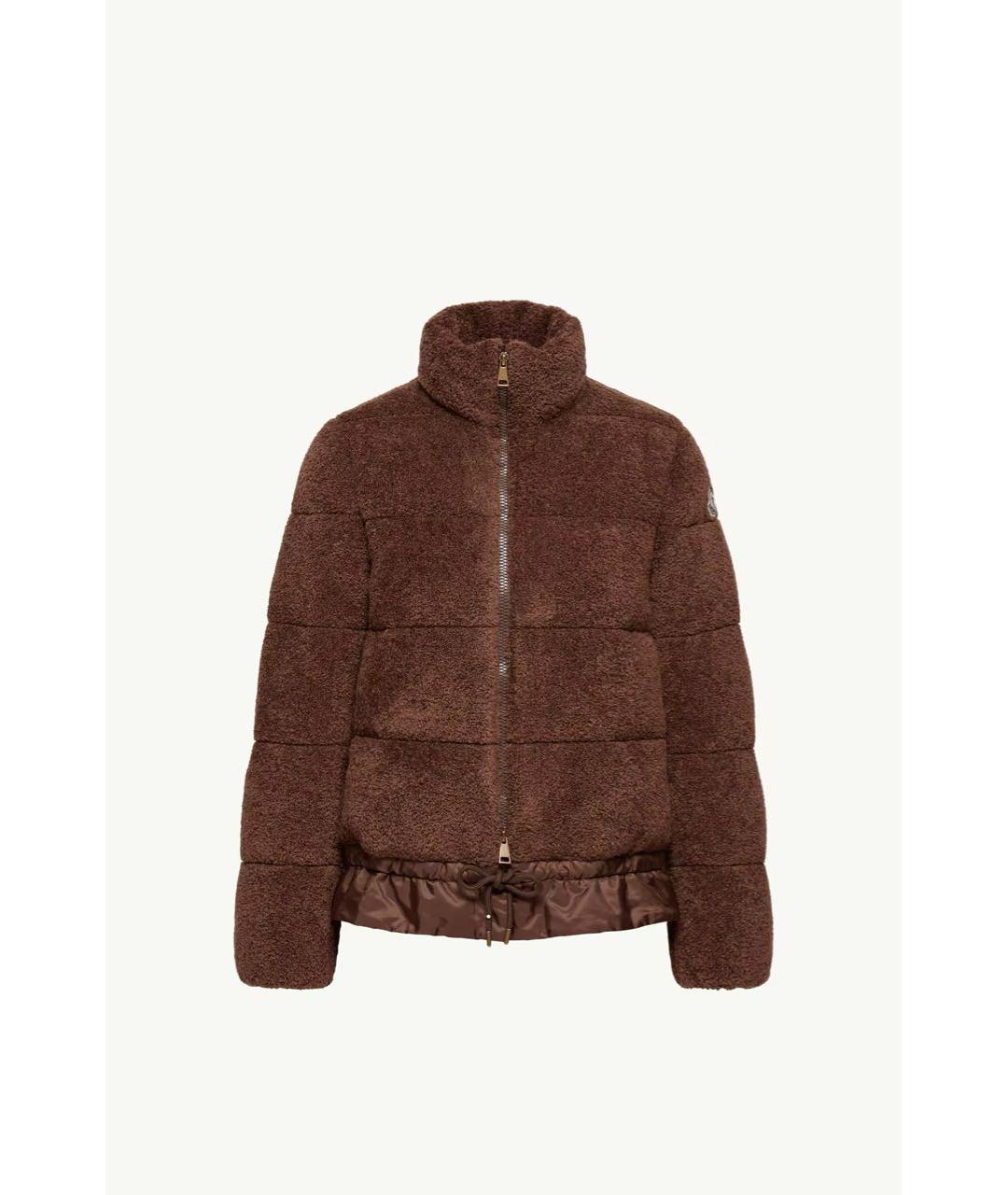 MONCLER Коричневая хлопковая куртка, фото 5