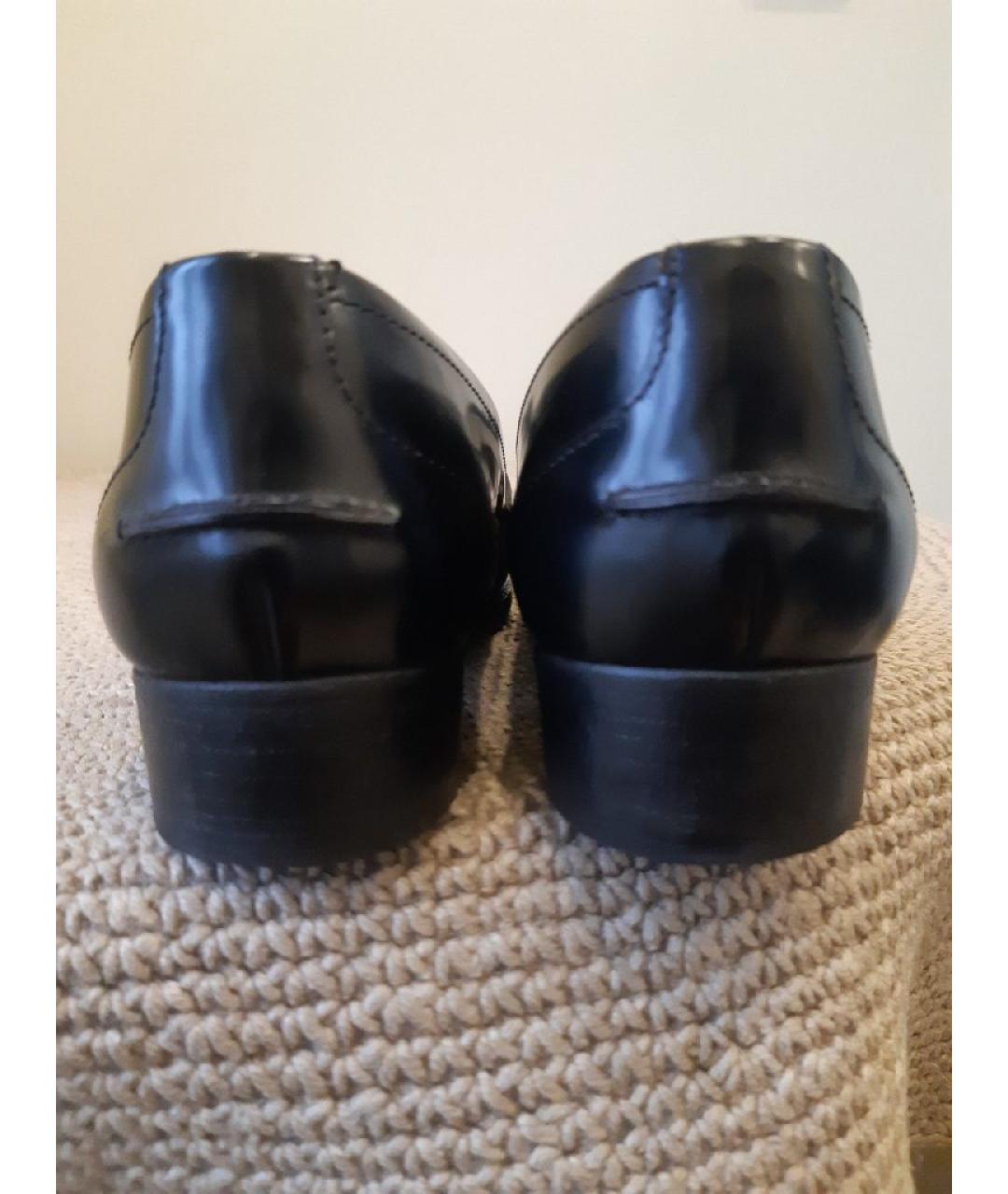 BOTTEGA VENETA Черные кожаные лоферы, фото 8
