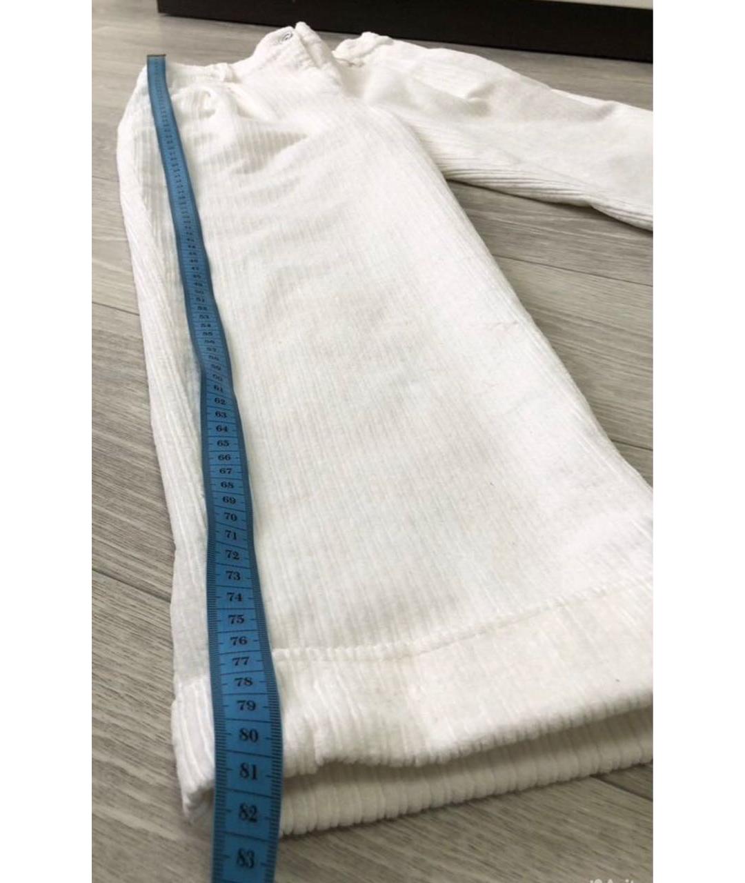 DOLCE&GABBANA Белые хлопковые брюки и шорты, фото 7