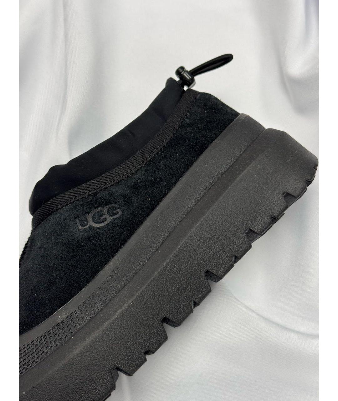 UGG AUSTRALIA Черные замшевые низкие ботинки, фото 5