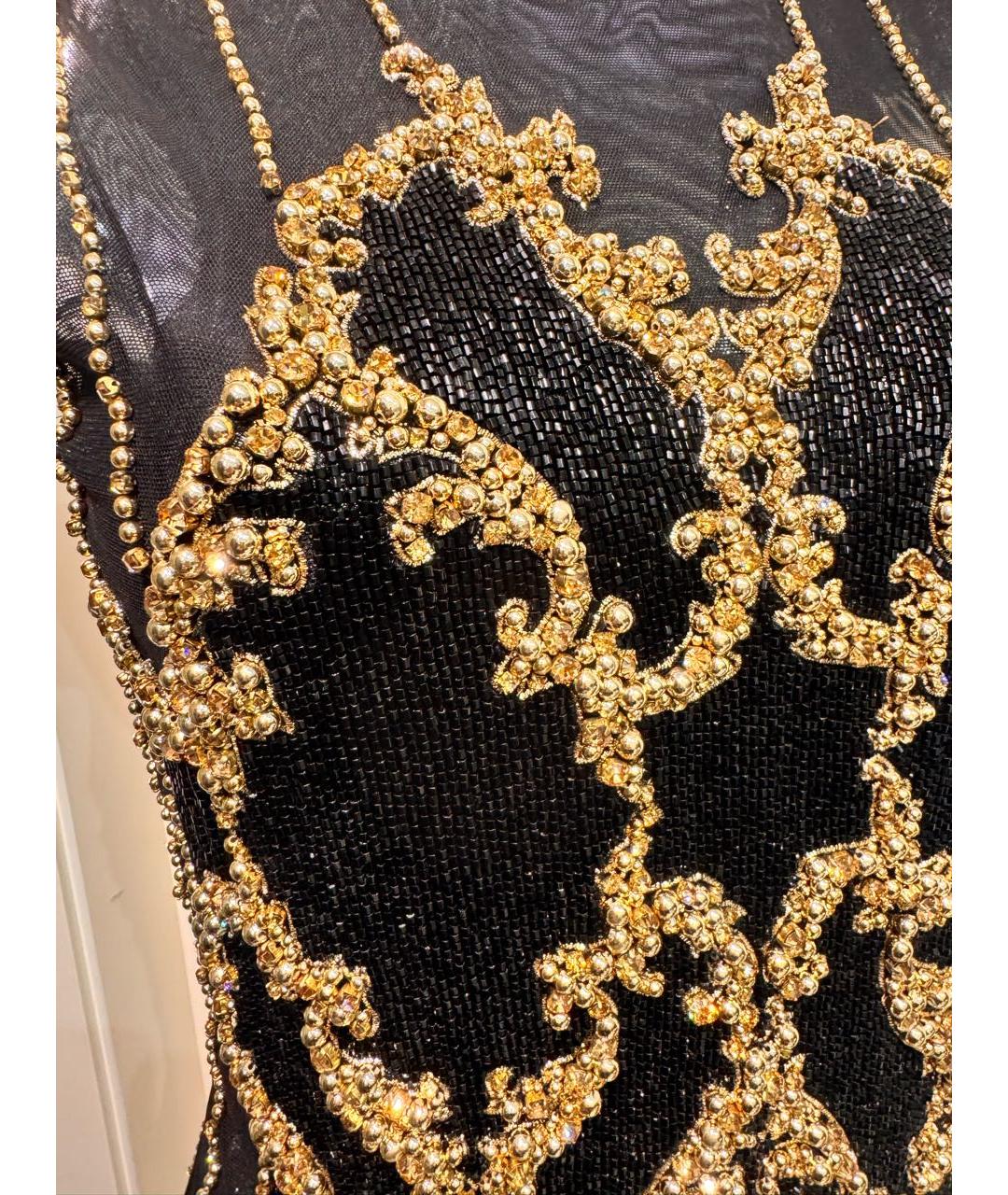 BALMAIN Черная сетчатая блузы, фото 3