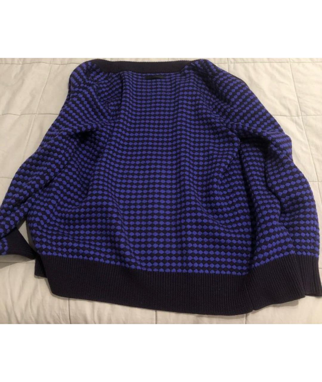 DIESEL BLACK GOLD Фиолетовый шерстяной кардиган, фото 2