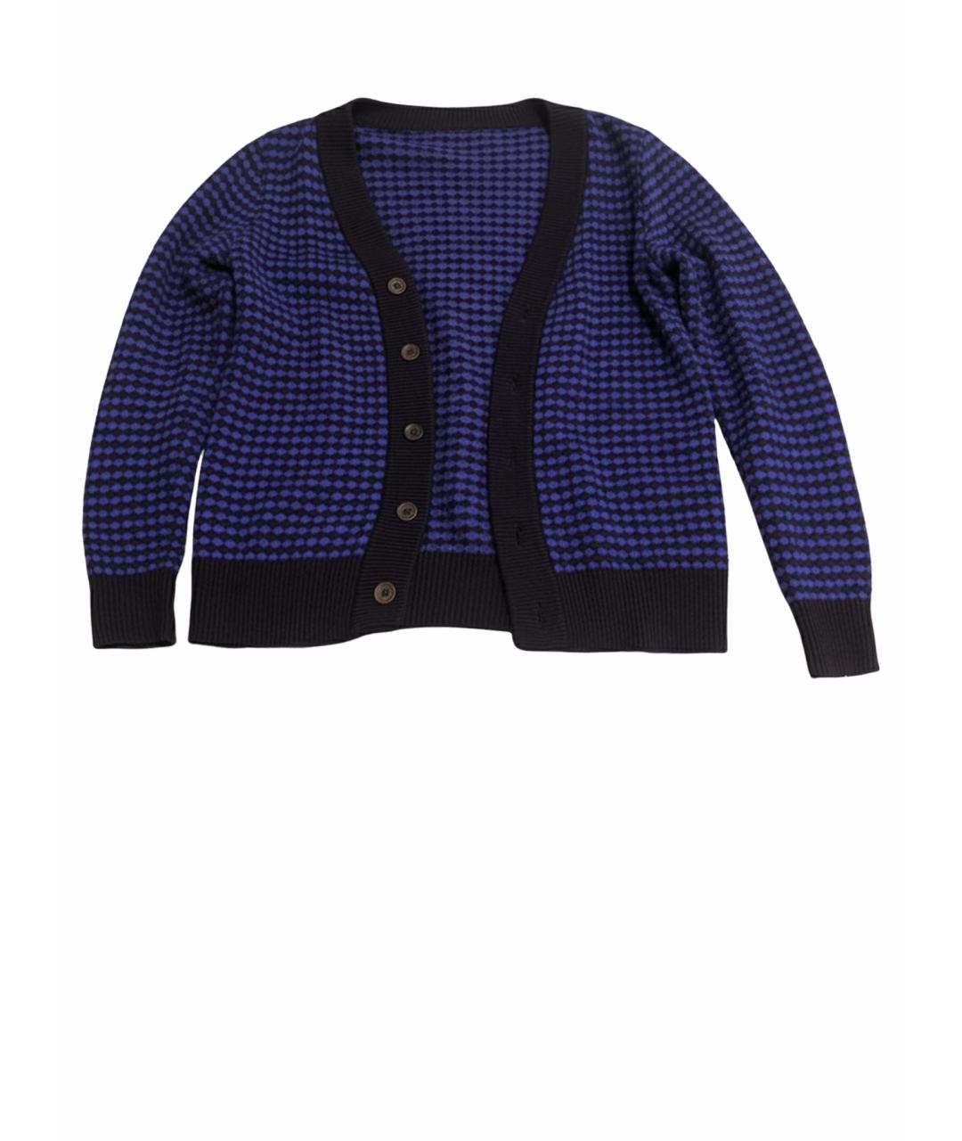 DIESEL BLACK GOLD Фиолетовый шерстяной кардиган, фото 1