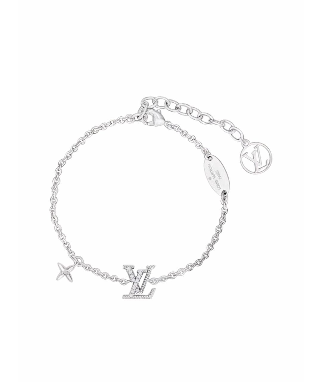 LOUIS VUITTON Серебрянный металлический браслет, фото 1