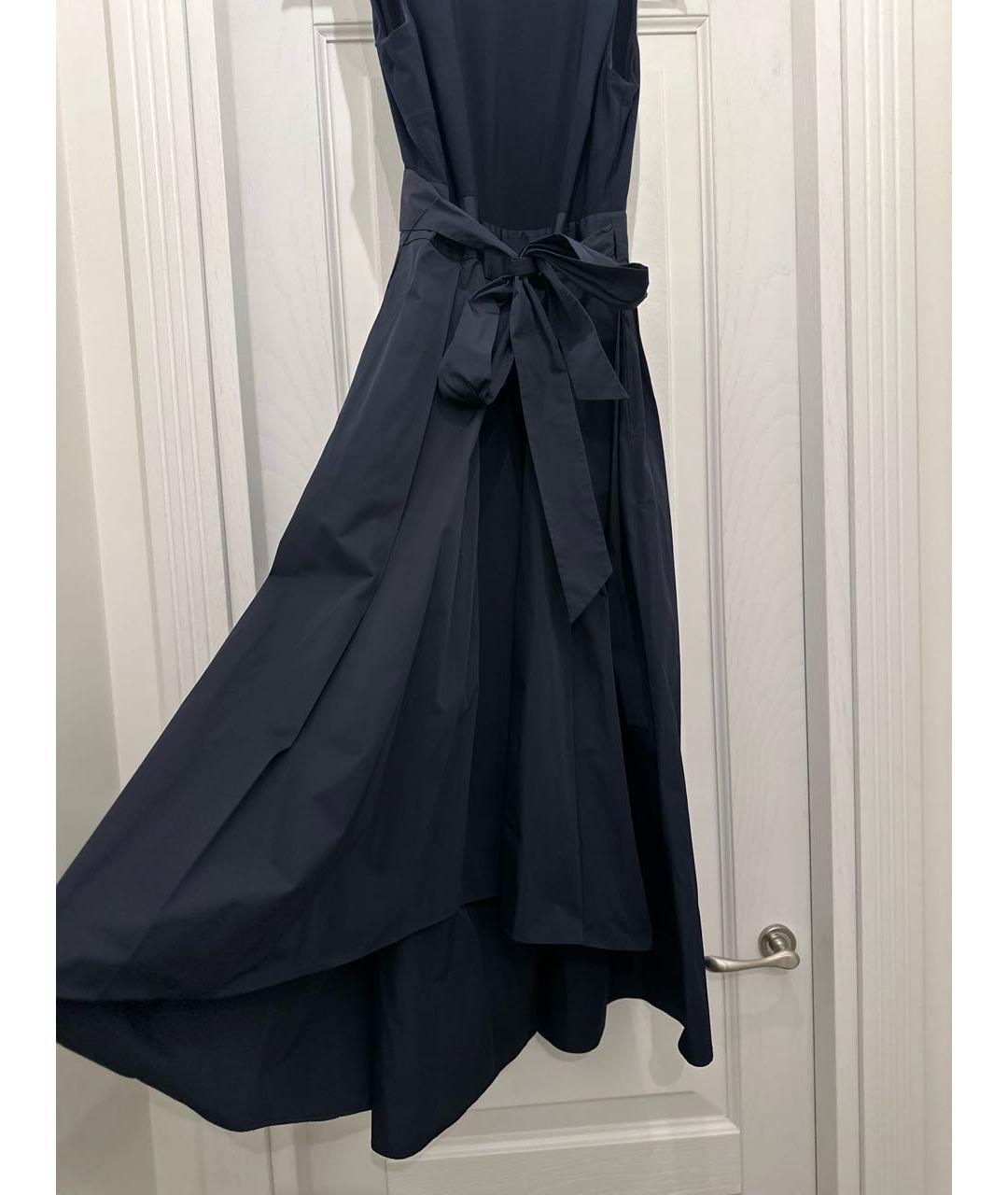 RALPH LAUREN Темно-синее полиэстеровое вечернее платье, фото 7