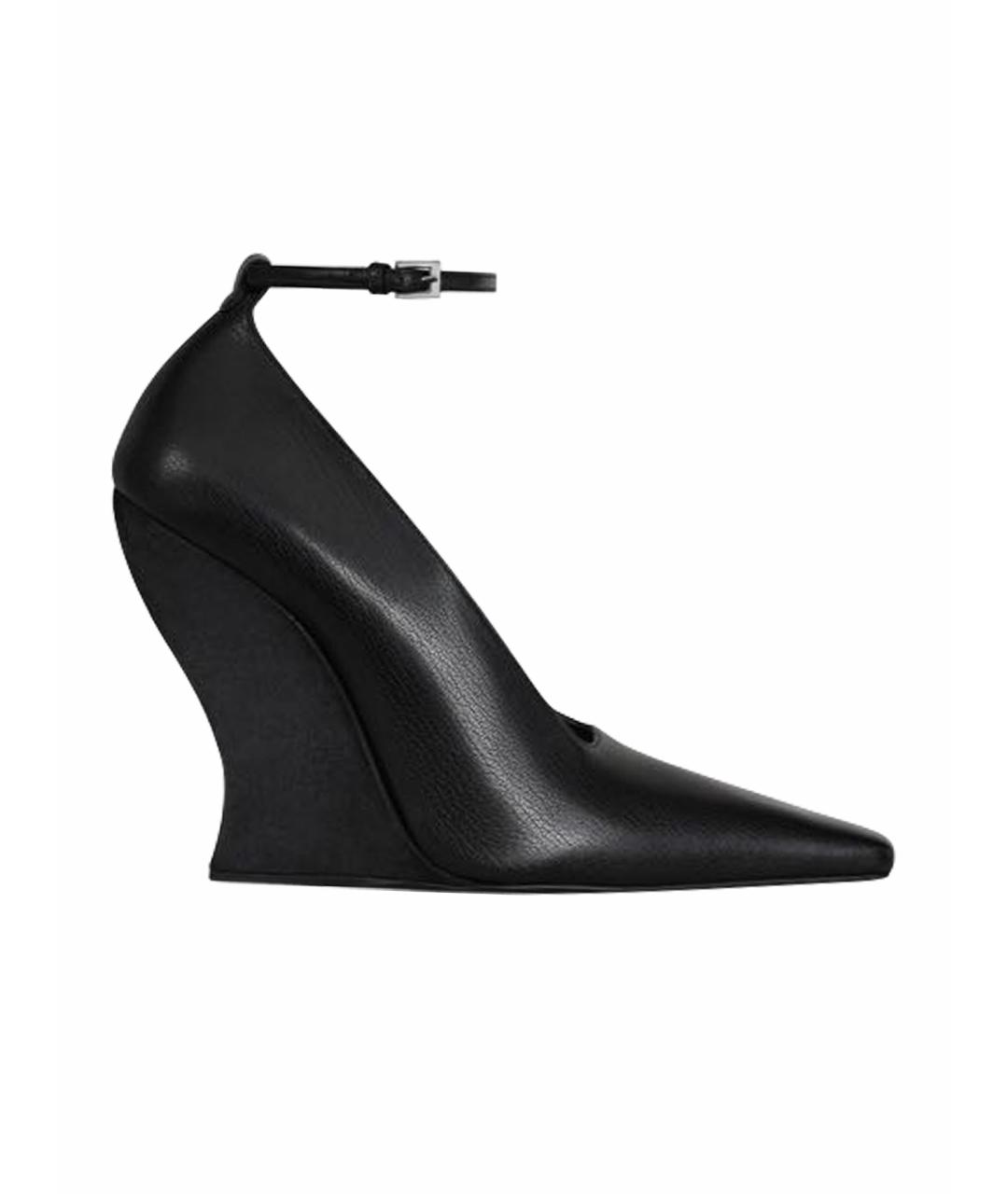 ALAIA Черные кожаные туфли, фото 5