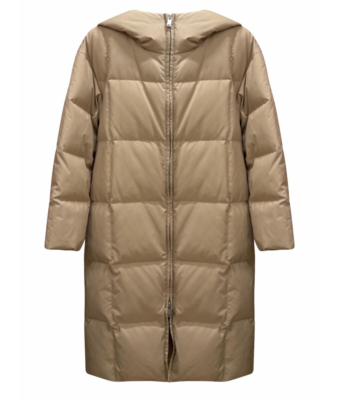 12 STOREEZ Бежевый полиэстеровый пуховик, фото 1