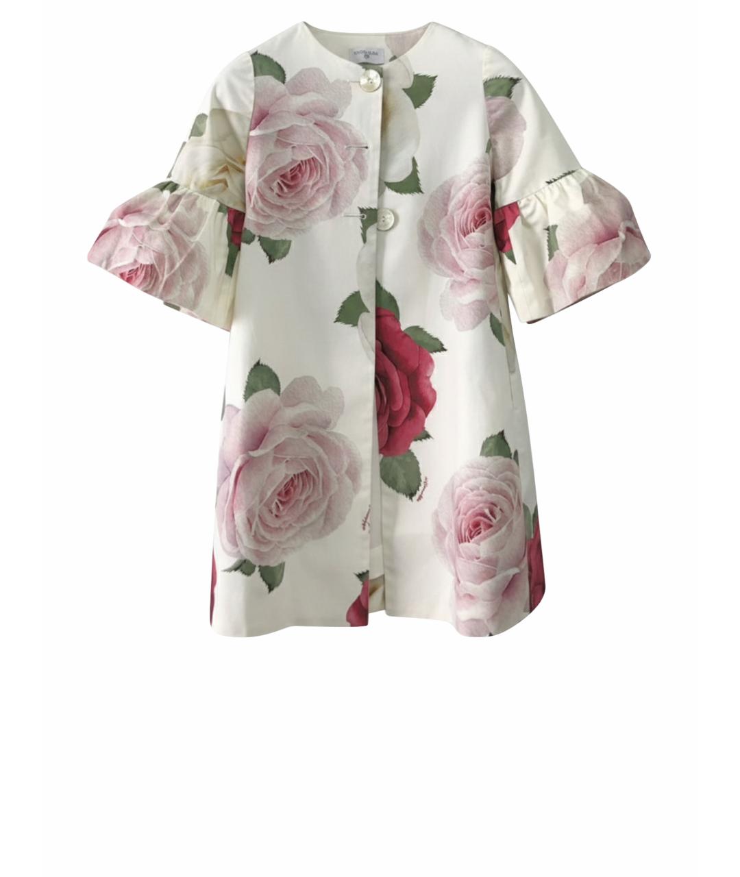 MONNALISA Белый хлопковый жакет / жилет, фото 1