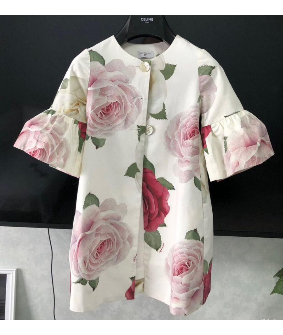 MONNALISA Белый хлопковый жакет / жилет, фото 9