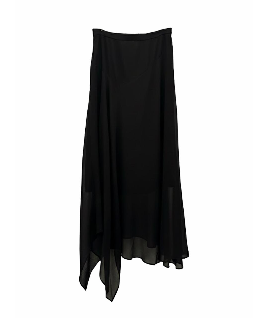 MICHAEL KORS Черная полиэстеровая юбка макси, фото 1