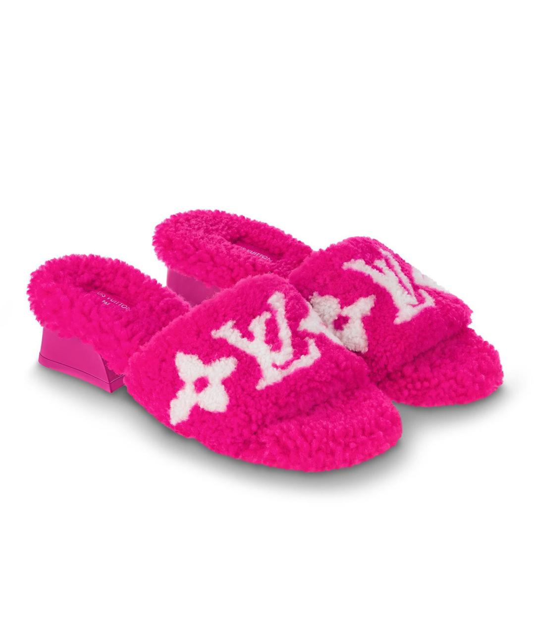 LOUIS VUITTON Фуксия мюли, фото 2