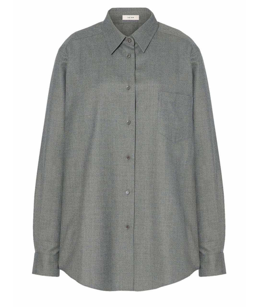 THE ROW Серый шерстяной костюм с брюками, фото 1