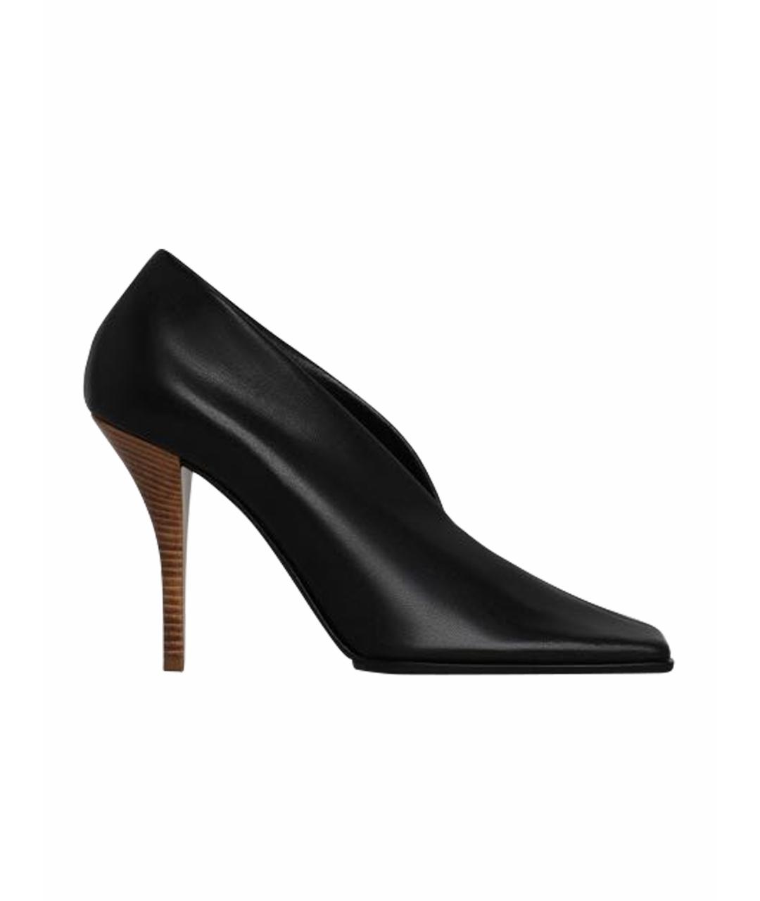 ALAIA Черные кожаные туфли, фото 1