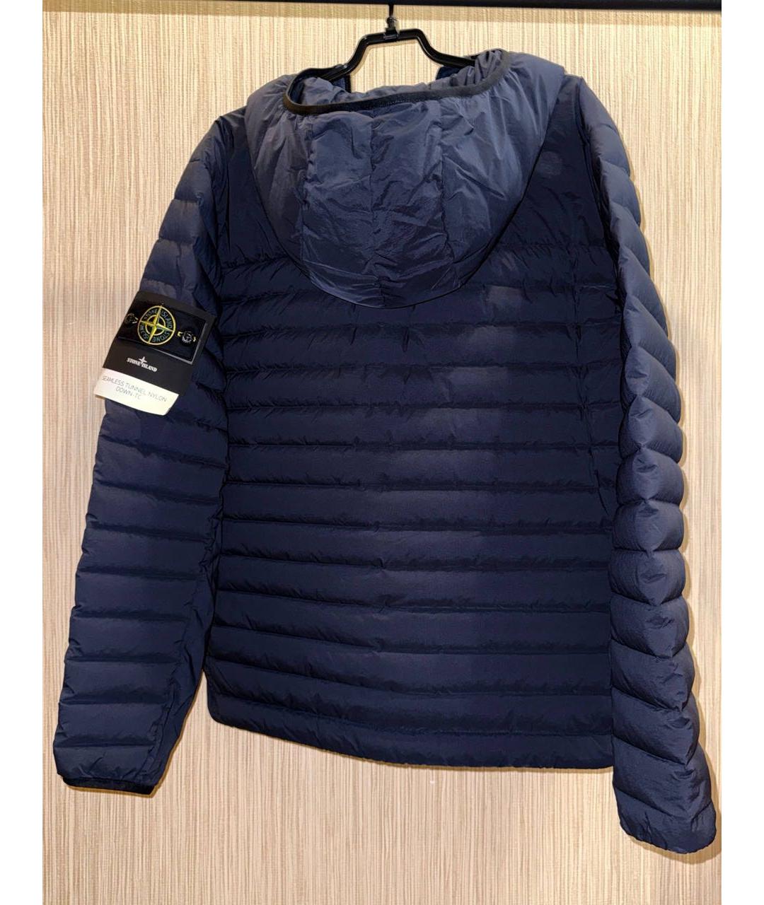 STONE ISLAND Темно-синяя куртка, фото 2
