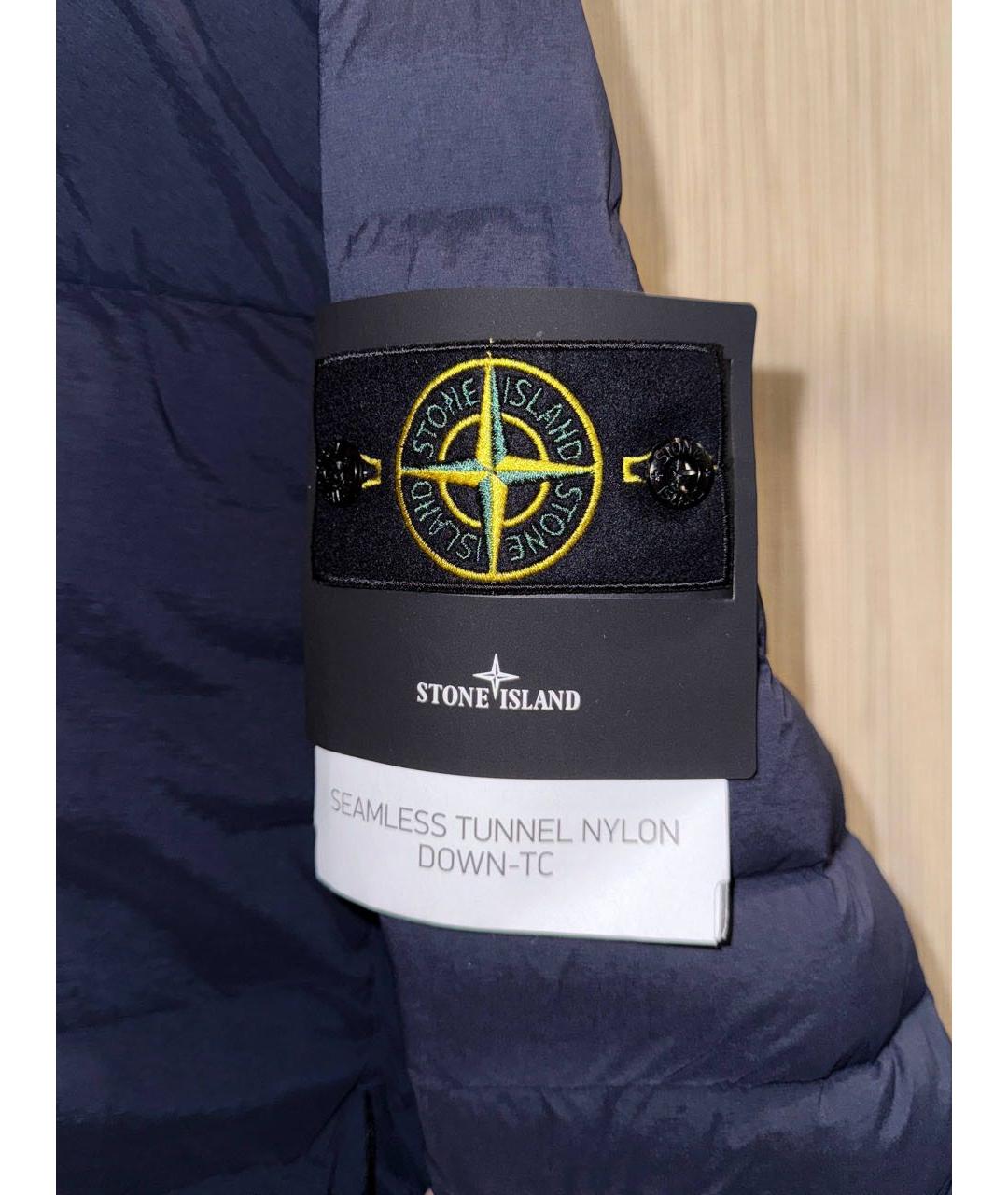 STONE ISLAND Темно-синяя куртка, фото 4