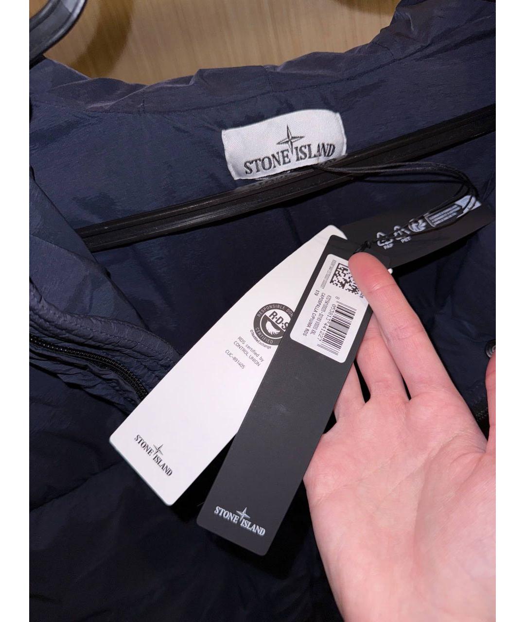 STONE ISLAND Темно-синяя куртка, фото 3