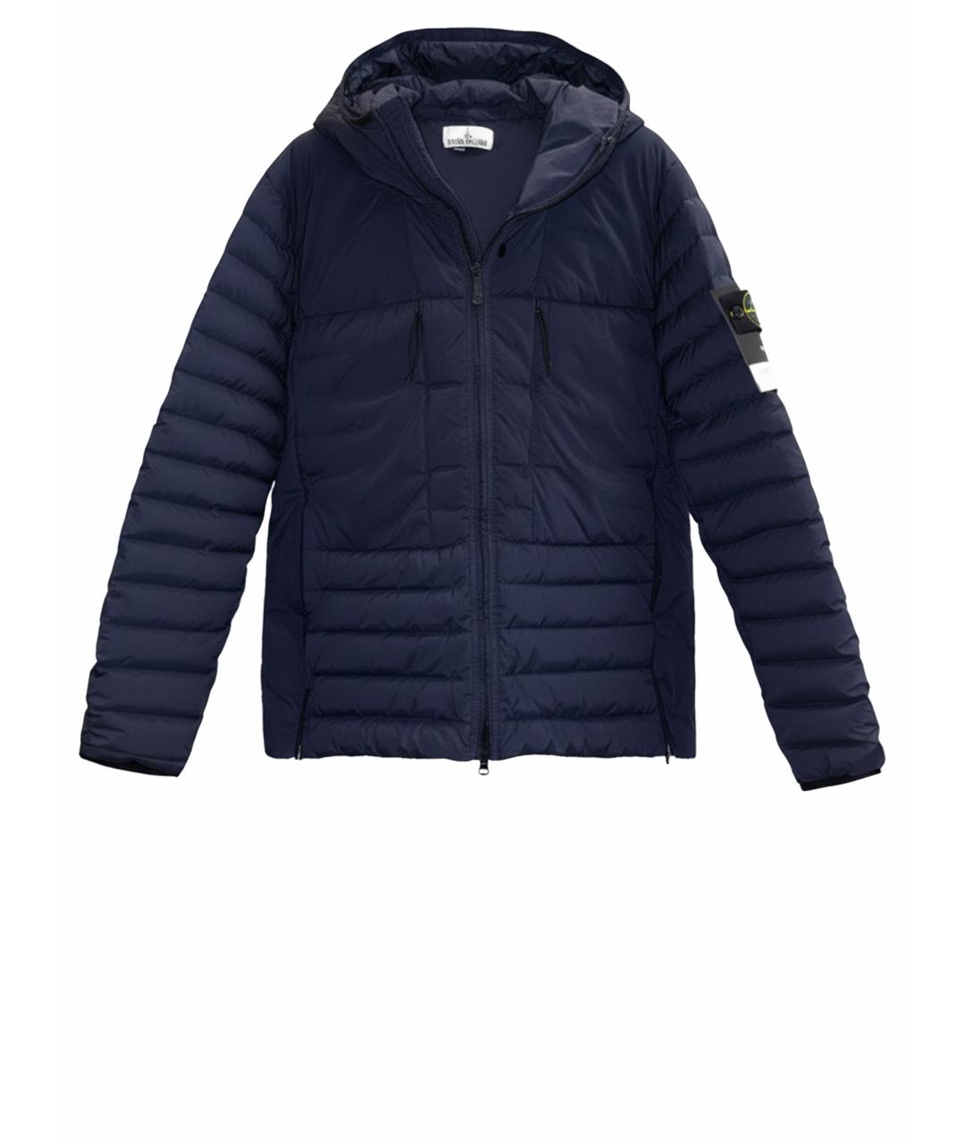 STONE ISLAND Темно-синяя куртка, фото 1
