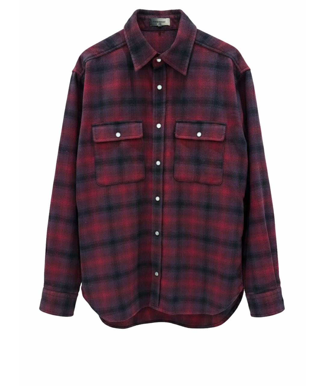 ISABEL MARANT ETOILE Бордовая шерстяная кэжуал рубашка, фото 1