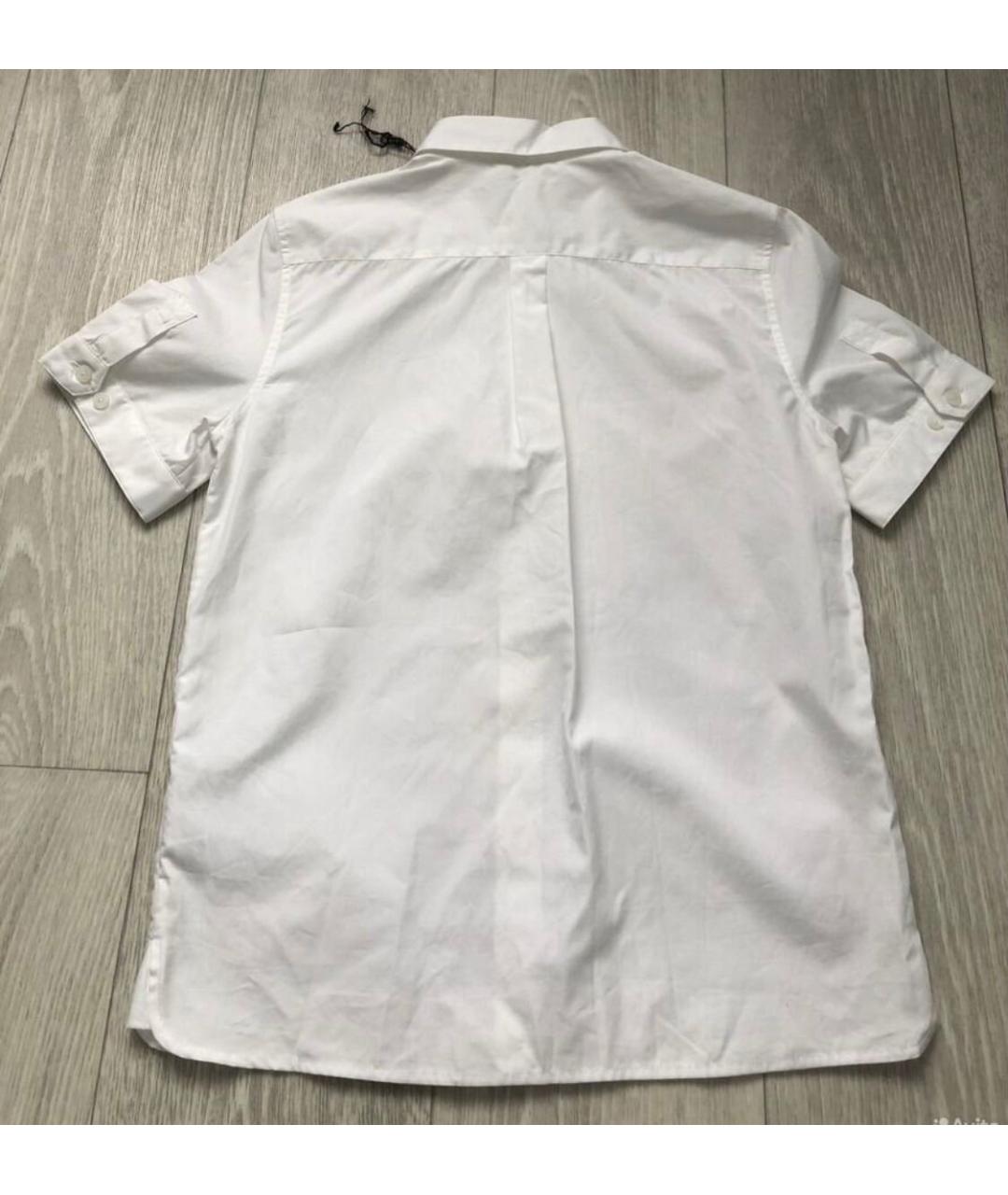 DOLCE&GABBANA Белая хлопковая рубашка/блузка, фото 3