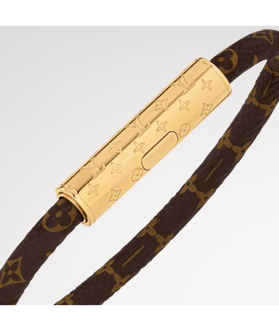LOUIS VUITTON Коричневый браслет, фото 3