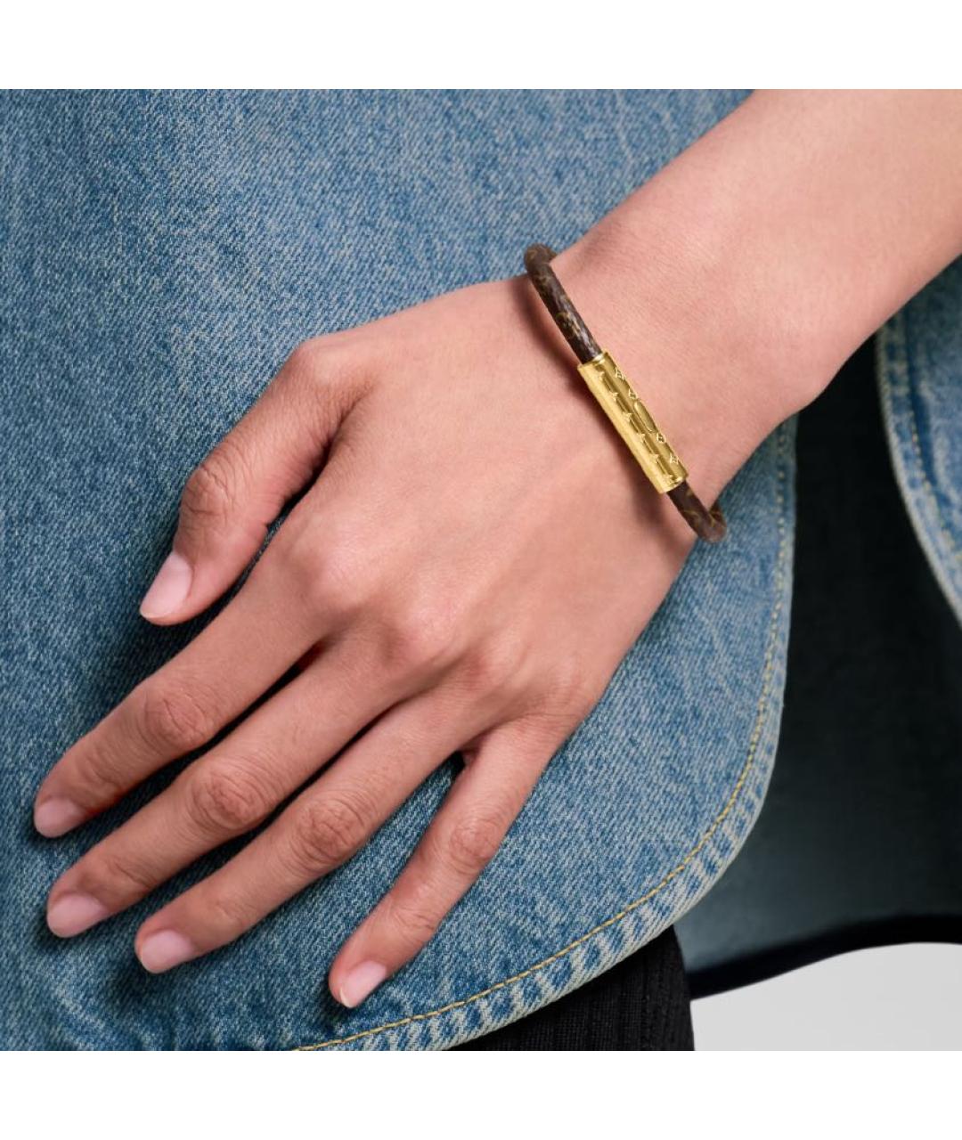 LOUIS VUITTON Коричневый браслет, фото 4