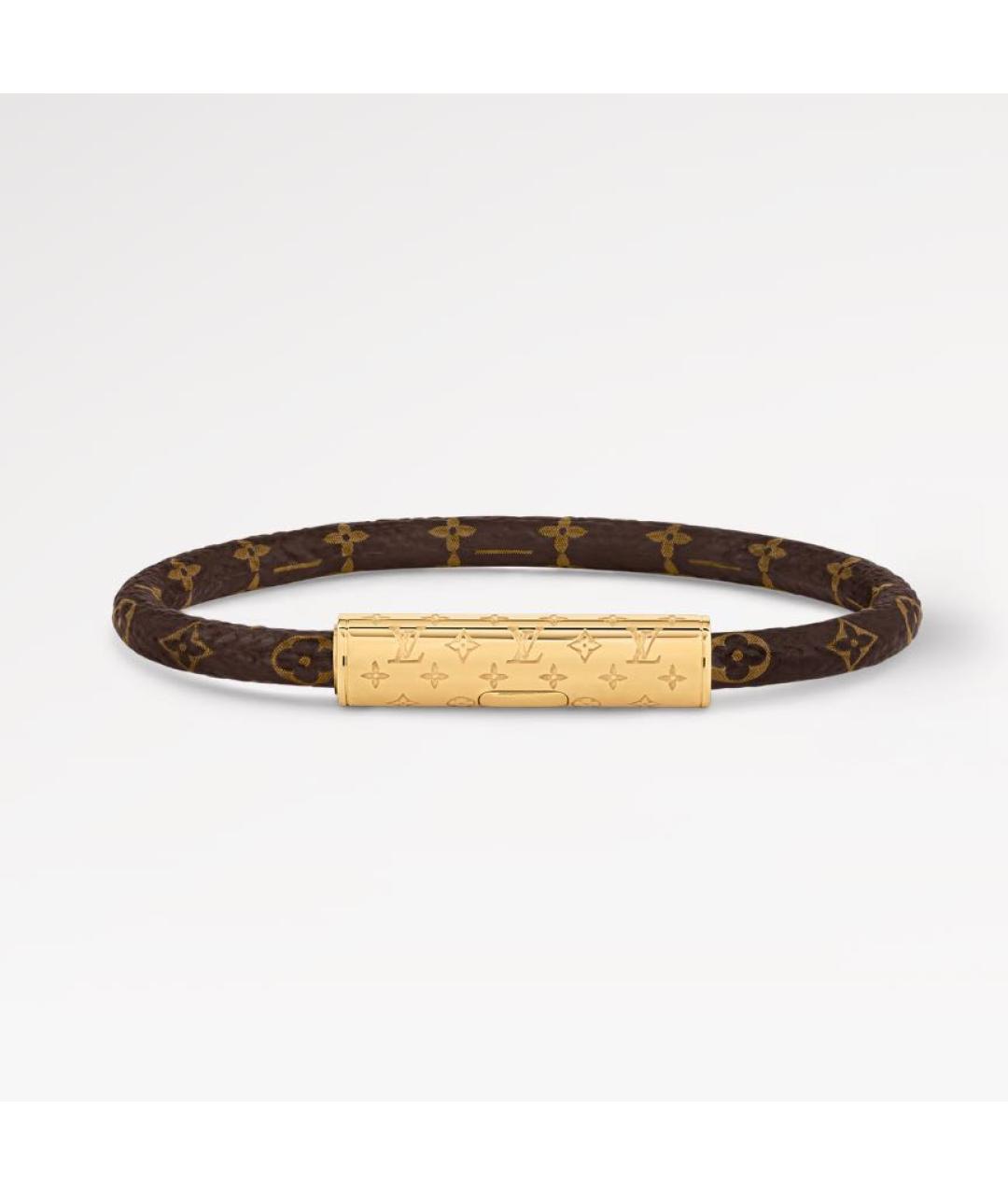 LOUIS VUITTON Коричневый браслет, фото 6